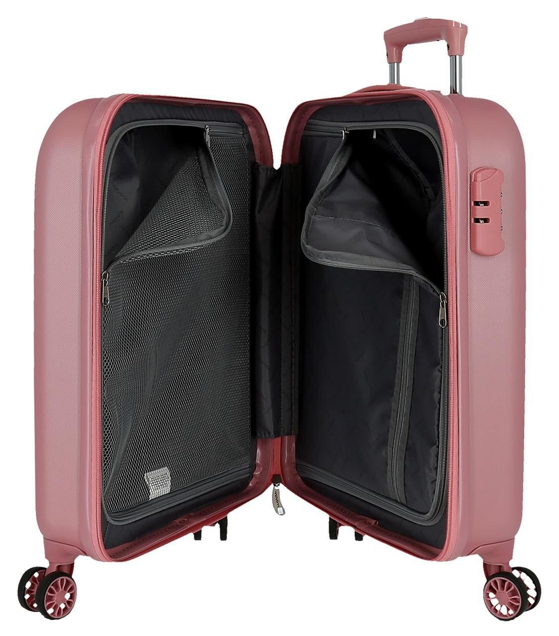 5999165 TROLLEY ABS 55CM.4R.MOVOM RIGA ROSA