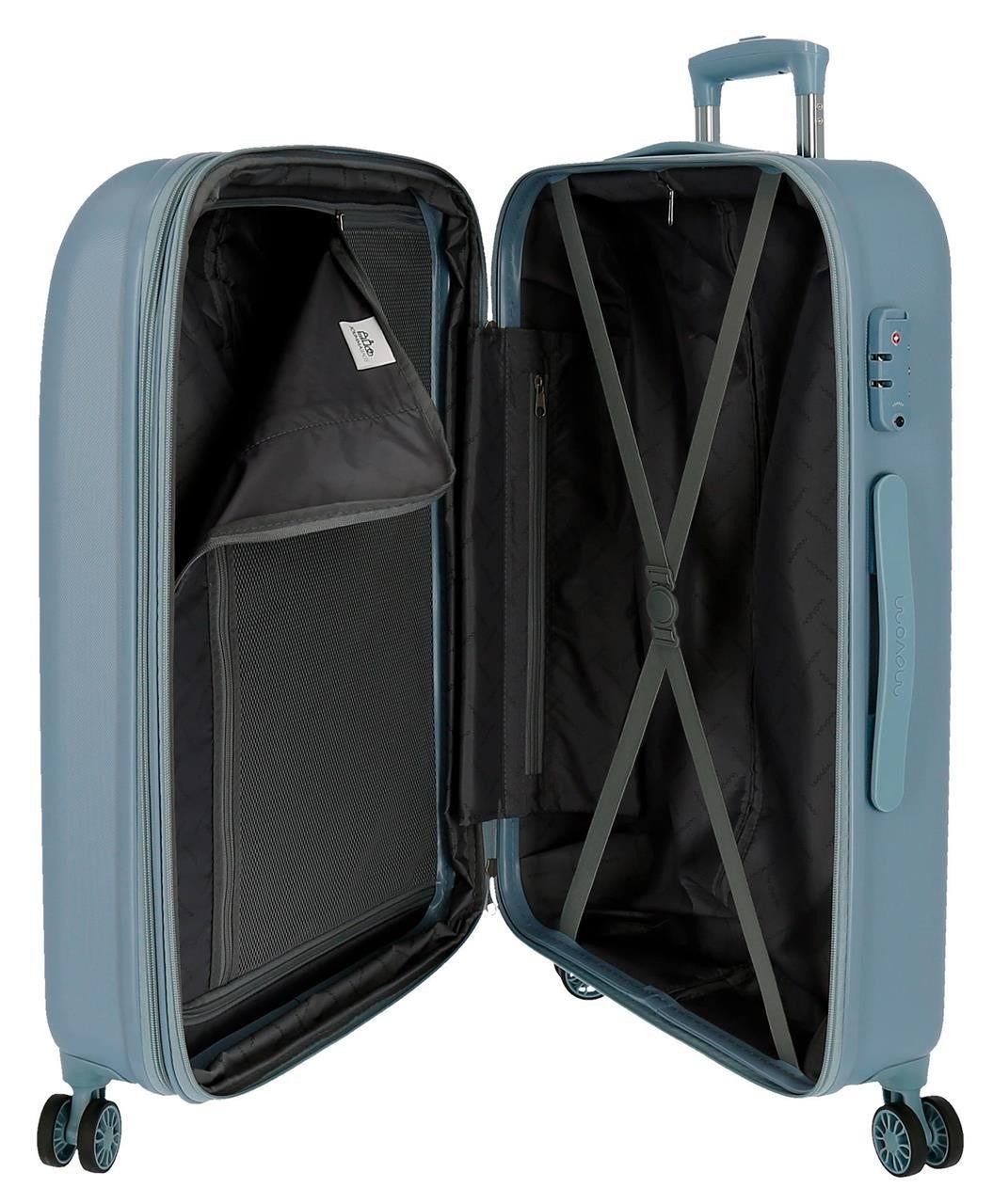 5999263 TROLLEY ABS 70CM.4R.MOVOM RIGA AZUL CIELO