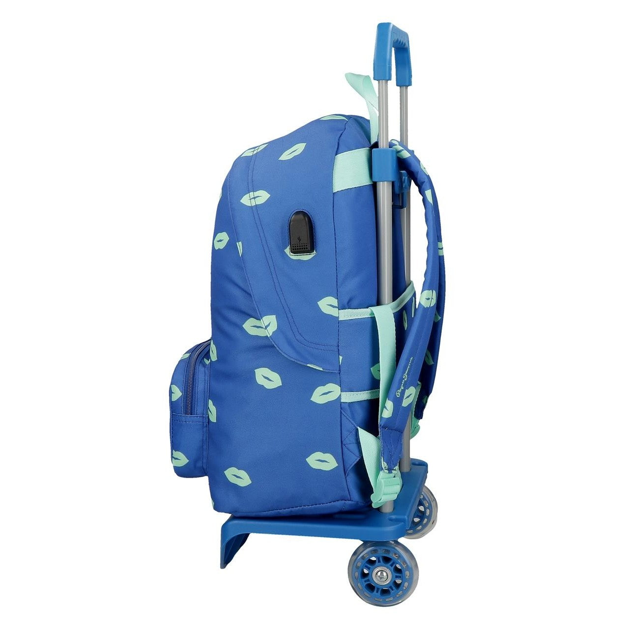 MOCHILA ESCOLAR PEPE JEANS RUTH CON CARRO