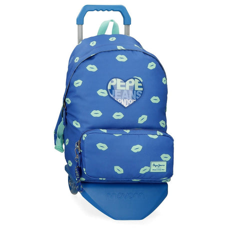 MOCHILA ESCOLAR PEPE JEANS RUTH CON CARRO