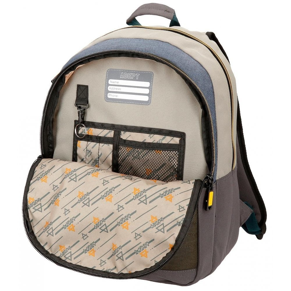 Mochila Adept Camper 44cm porta ordenador 15,6 pulgadas con carro