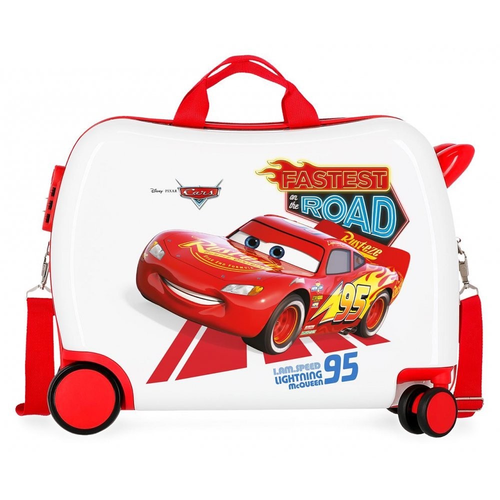 Maleta infantil 2 ruedas multidireccionales Cars Good Mood