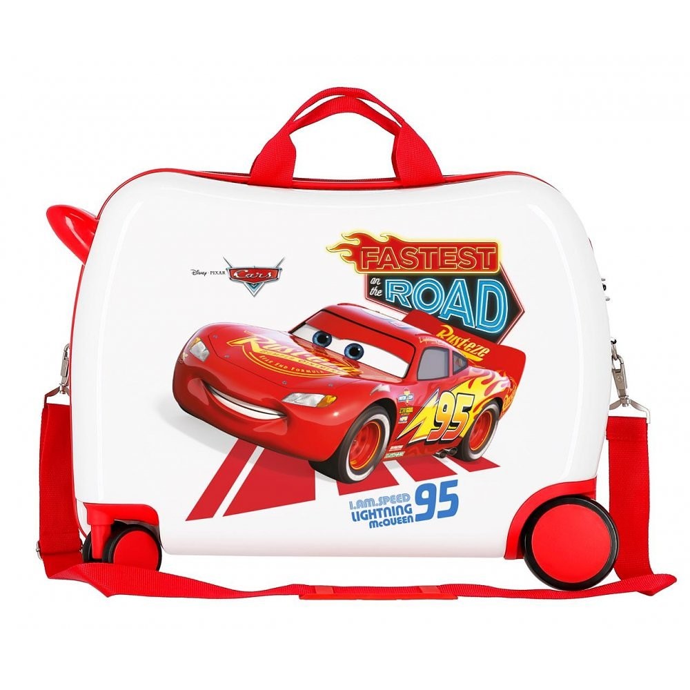 Maleta infantil 2 ruedas multidireccionales Cars Good Mood