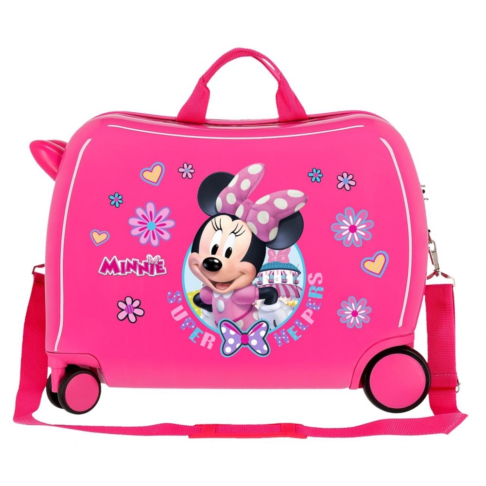 Maleta infantil 4 ruedas Minnie Super Helpers