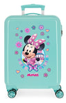 Maleta de cabina Minnie Happy Helpers rígida 55cm Turquesa