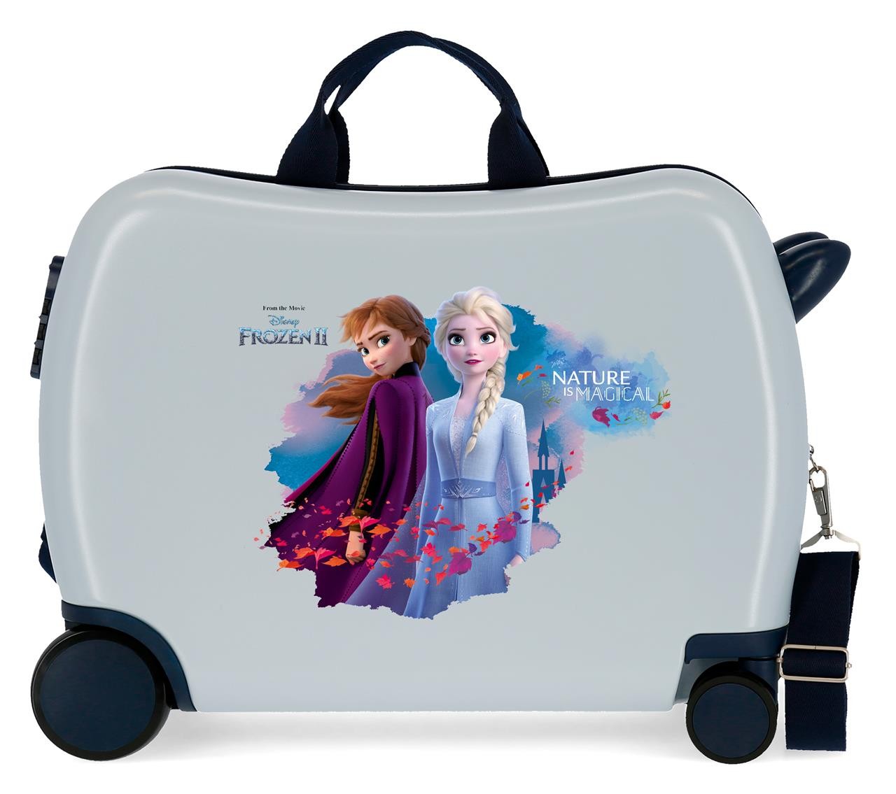 Maleta Infantil Frozen-Nature is Magical con 2 ruedas multidireccionales