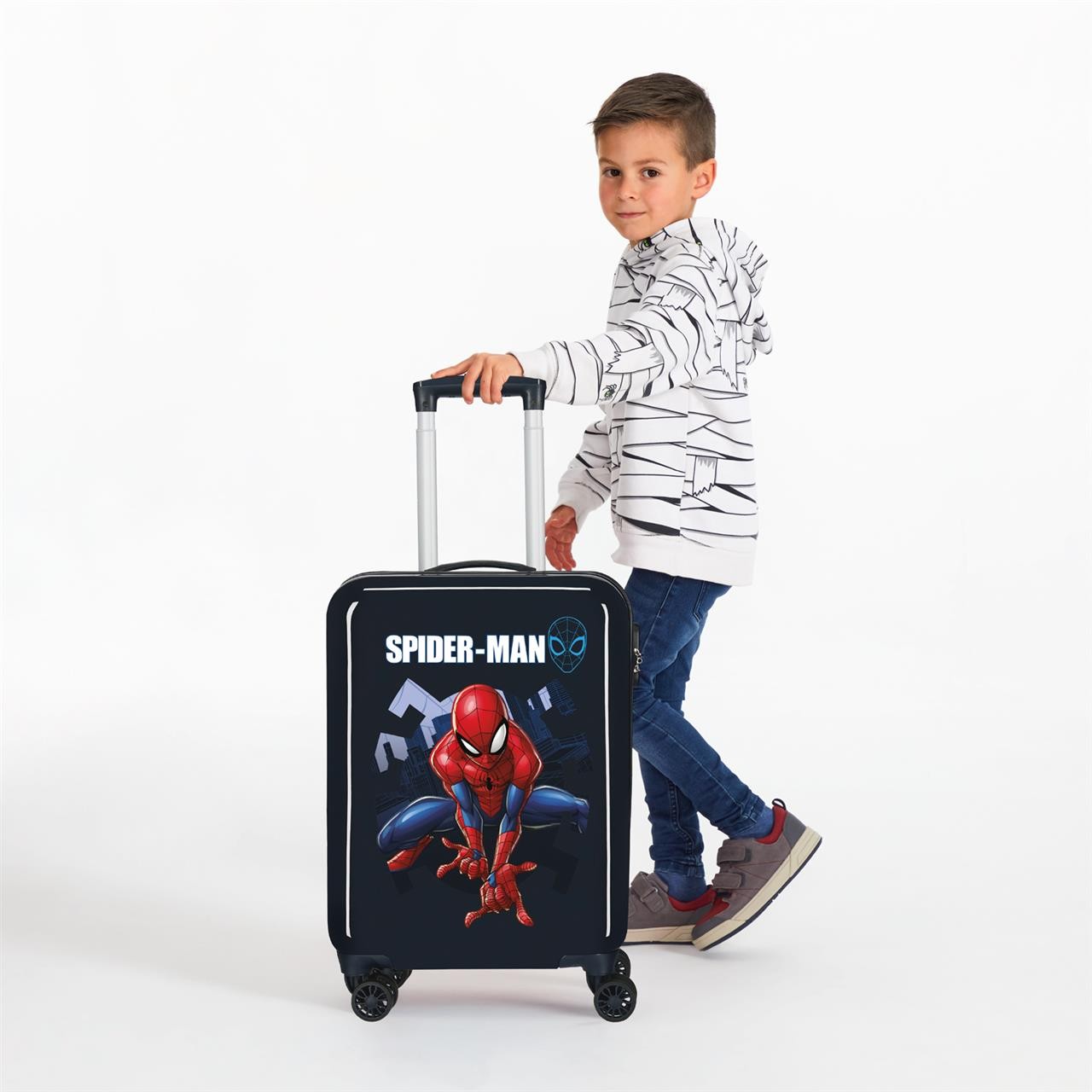 Maleta de Cabina Spiderman Action rígida 55cm