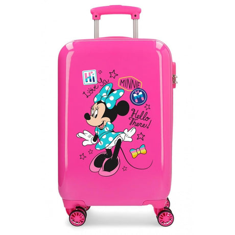 Maleta de cabina Minnie Hi Love Rígida azul