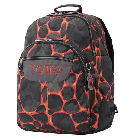 Mochila escolar - Crayoles- 6R3 - Estampado Rocas de TOTTO