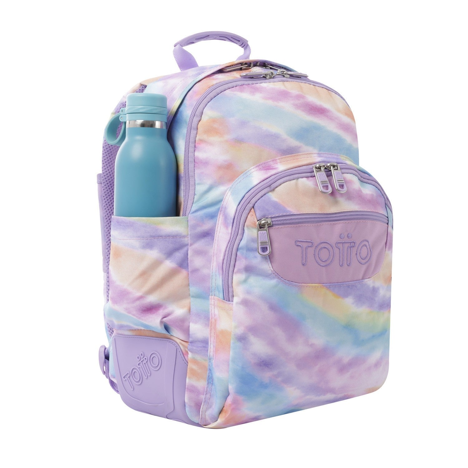 Mochila escolar - Crayoles- 8IC- Estampados Pastel de TOTTO