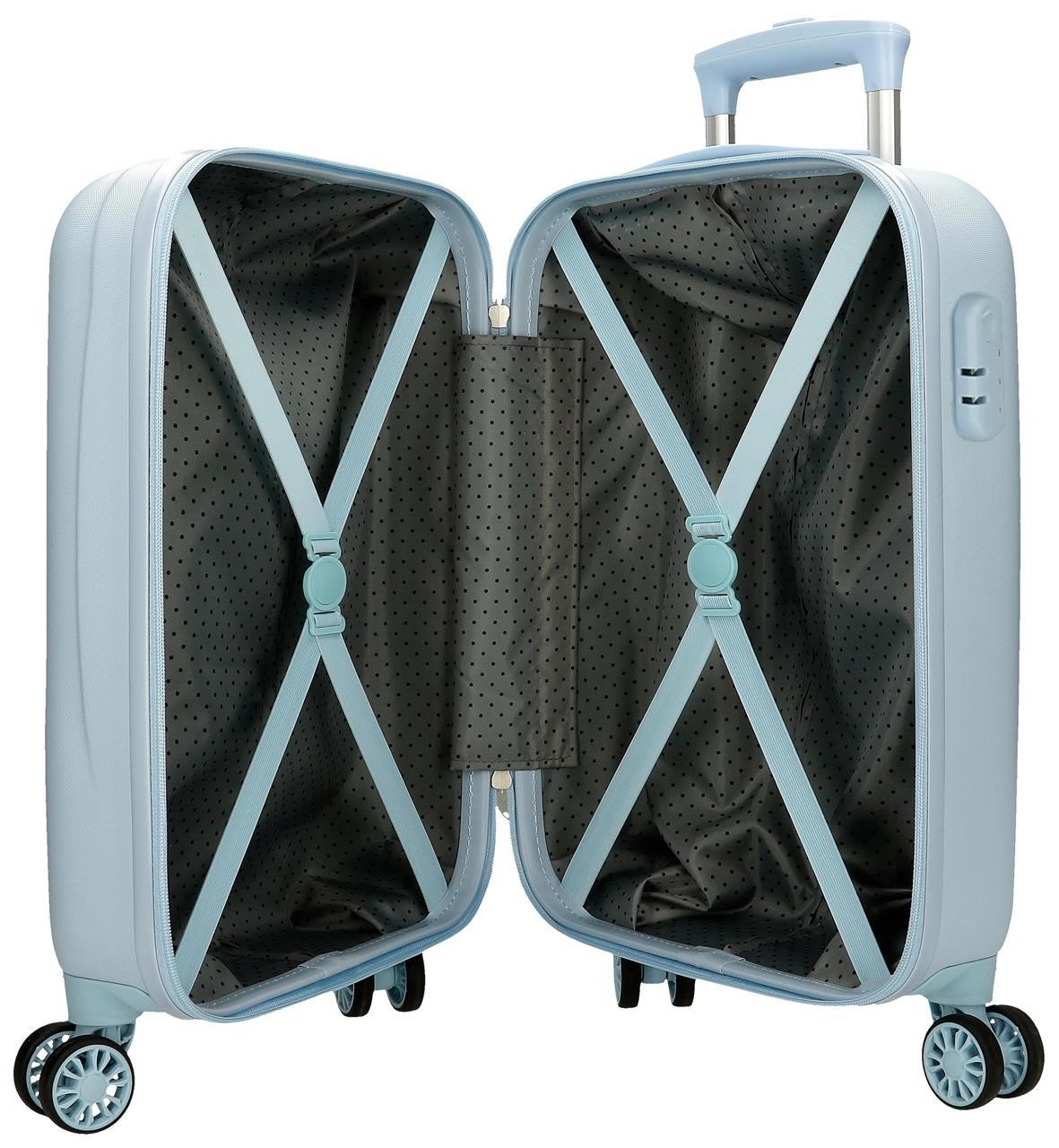 9691322 TROLLEY ABS 50CM.4R.ENSO DREAMERS AZUL CLARO