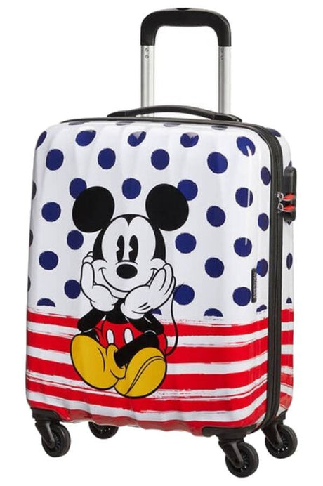 MALETA CABINA 55CM MICKEY  BLUE DOTS DISNEY LEGENDS DE AMERICAN TOURISTER