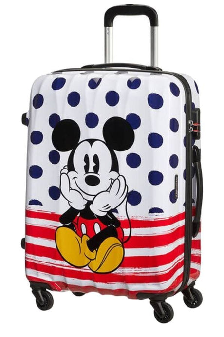 MALETA  MEDIANA  65CM MICKEY  BLUE DOTS DISNEY LEGENDS DE AMERICAN TOURISTER