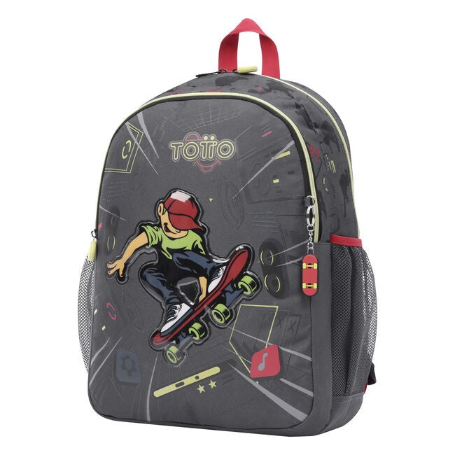 Mochila escolar grande - Muska 3Y1L Totto