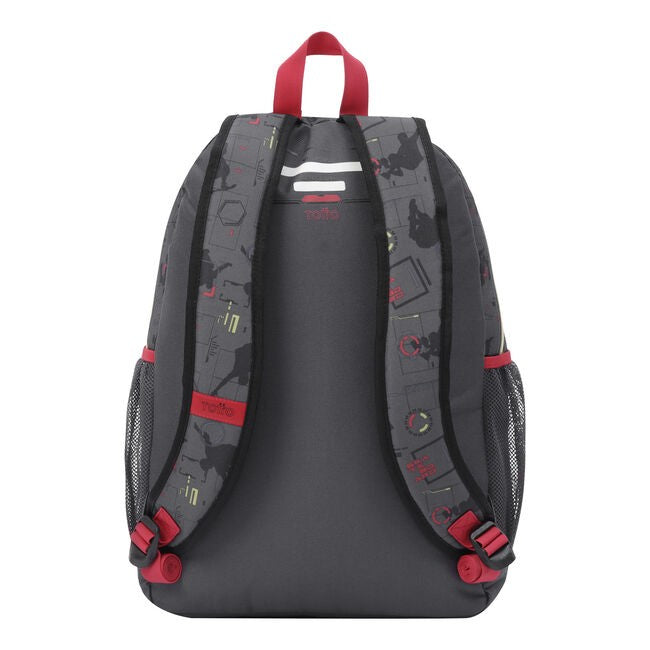 Mochila escolar grande - Muska 3Y1L Totto