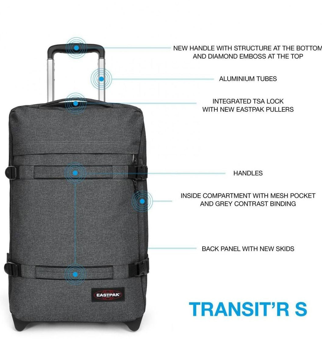 TROLLEY BLANDO CON RUEDAS TRANSIT´R S DE EASTPAK - BLACK