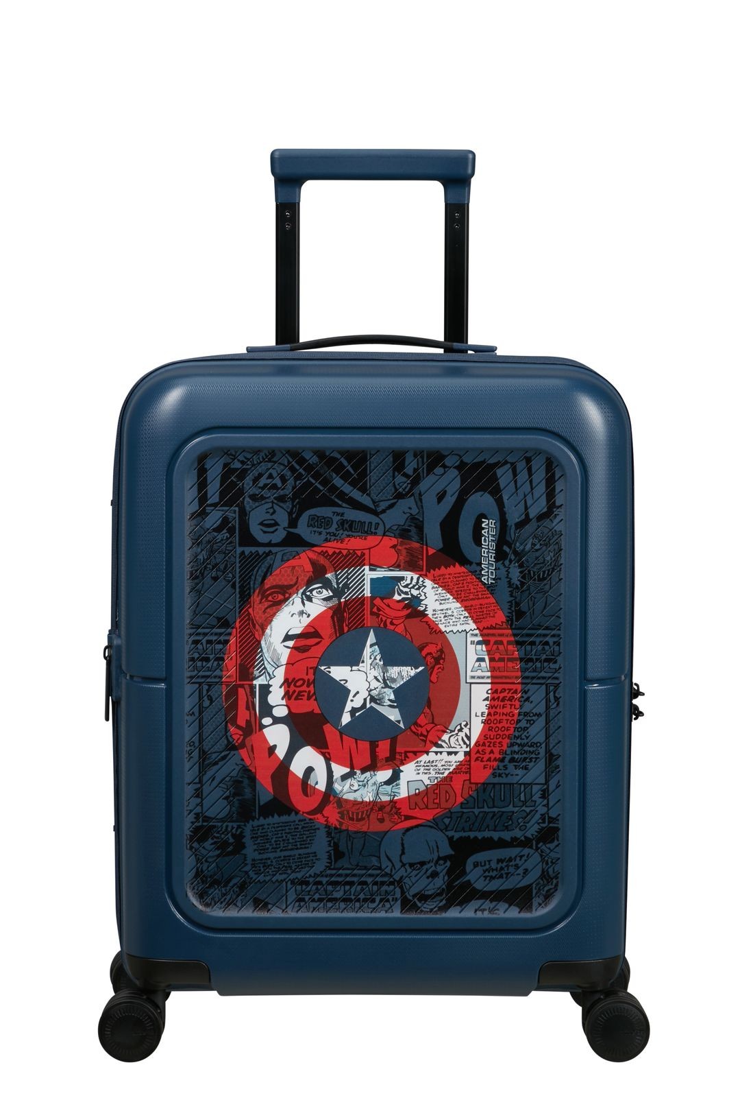 AMERICAN TOURISTER Maleta de Cabina Extensible DASHPOP MARVEL - CAPT AMERICA SHIELD