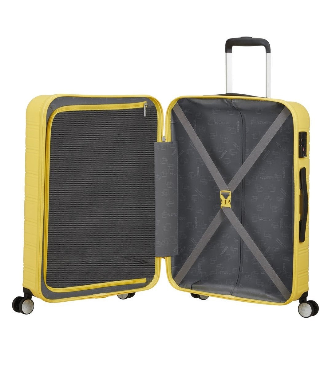 AMERICAN TOURISTER SET DE MALETA DE CABINA Y NECESER RIGIDO HIGH TURN