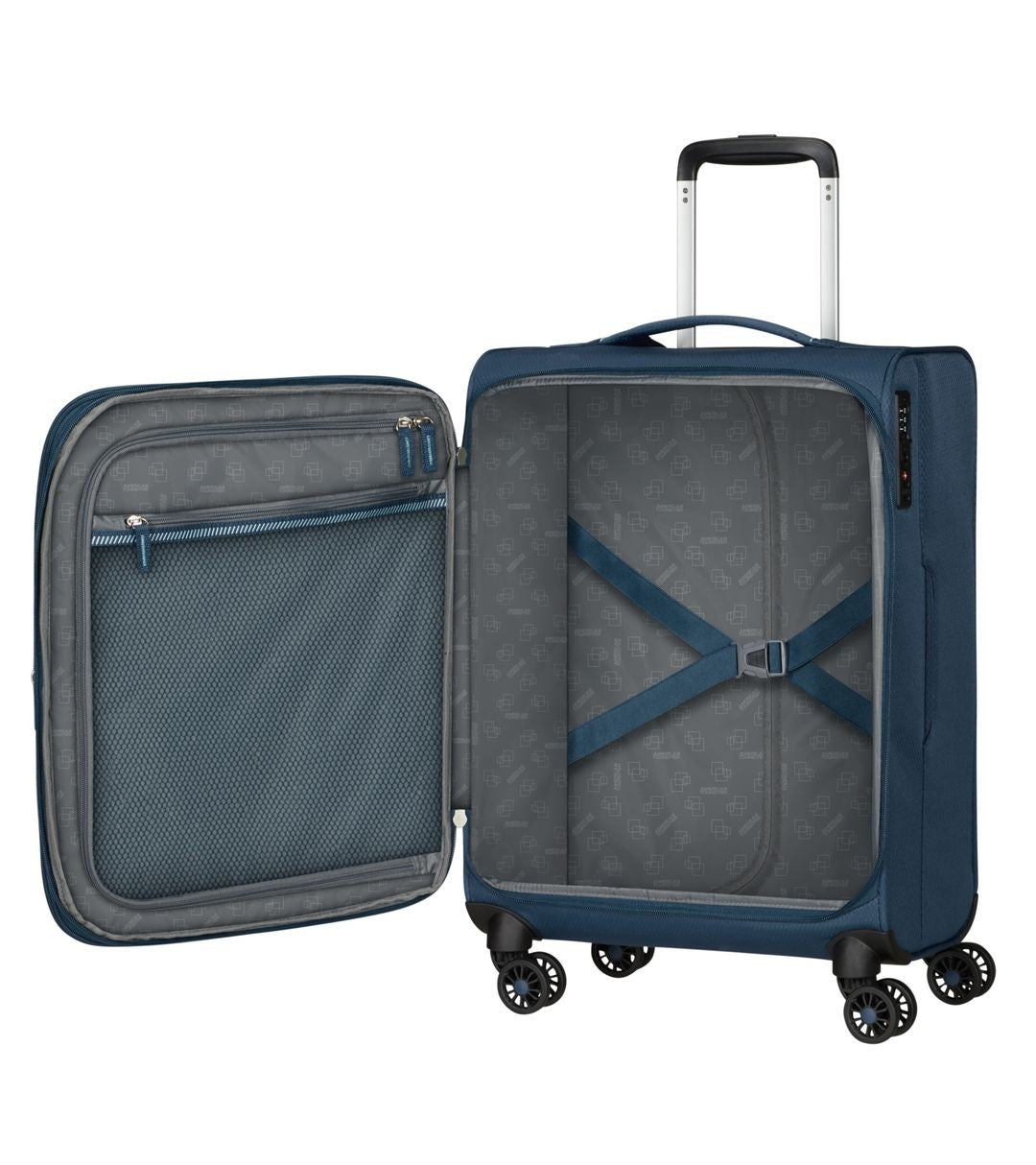 AMERICAN TOURISTER TROLLEY DE CABINA EXTENSIBLE AEROSPIN 55CM