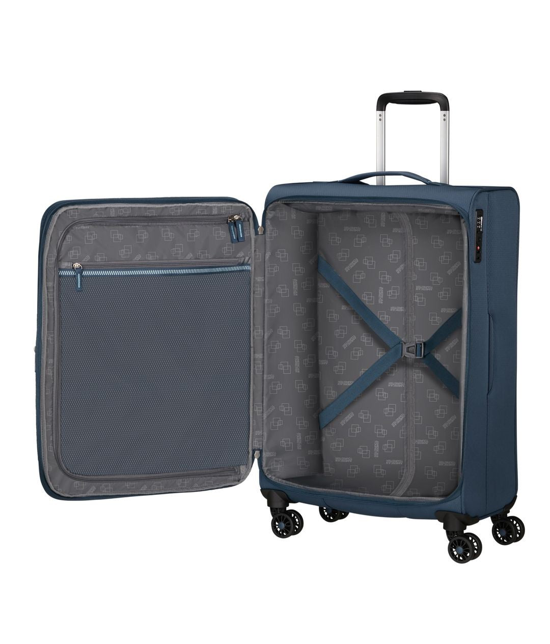 AMERICAN TOURISTER TROLLEY MEDIANO EXTENSIBLE AEROSPIN 69CM