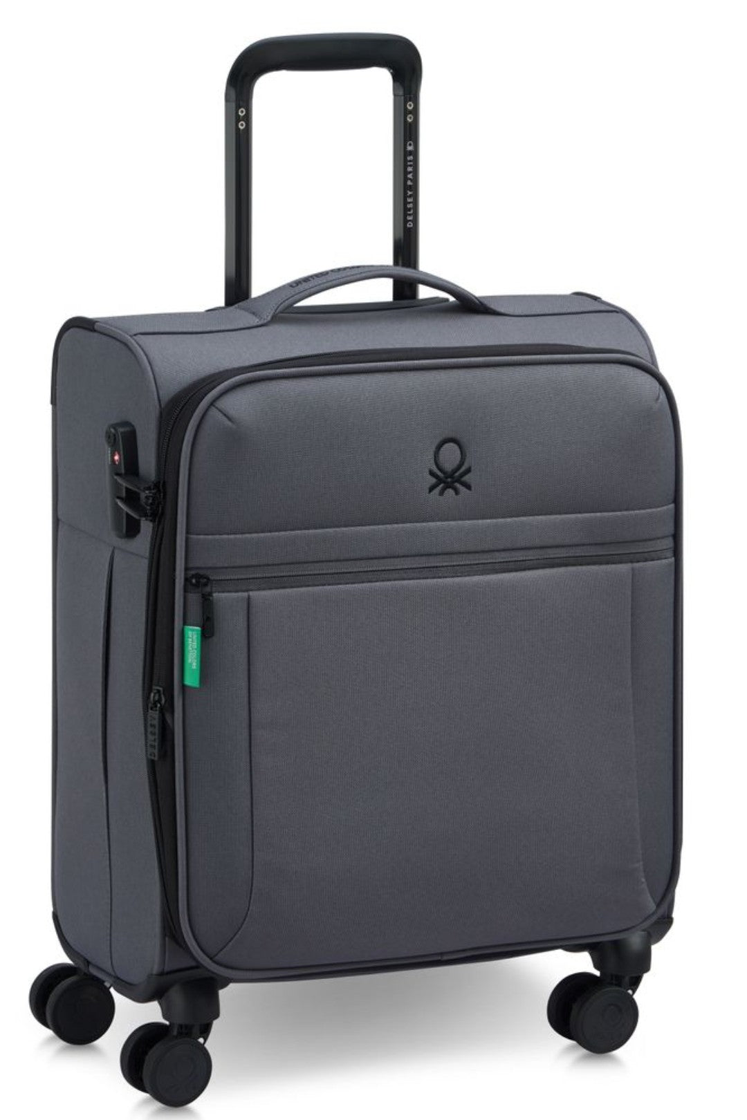 Benetton by Delsey Paris - Maleta Trolley cabina slim expandible 55 cm