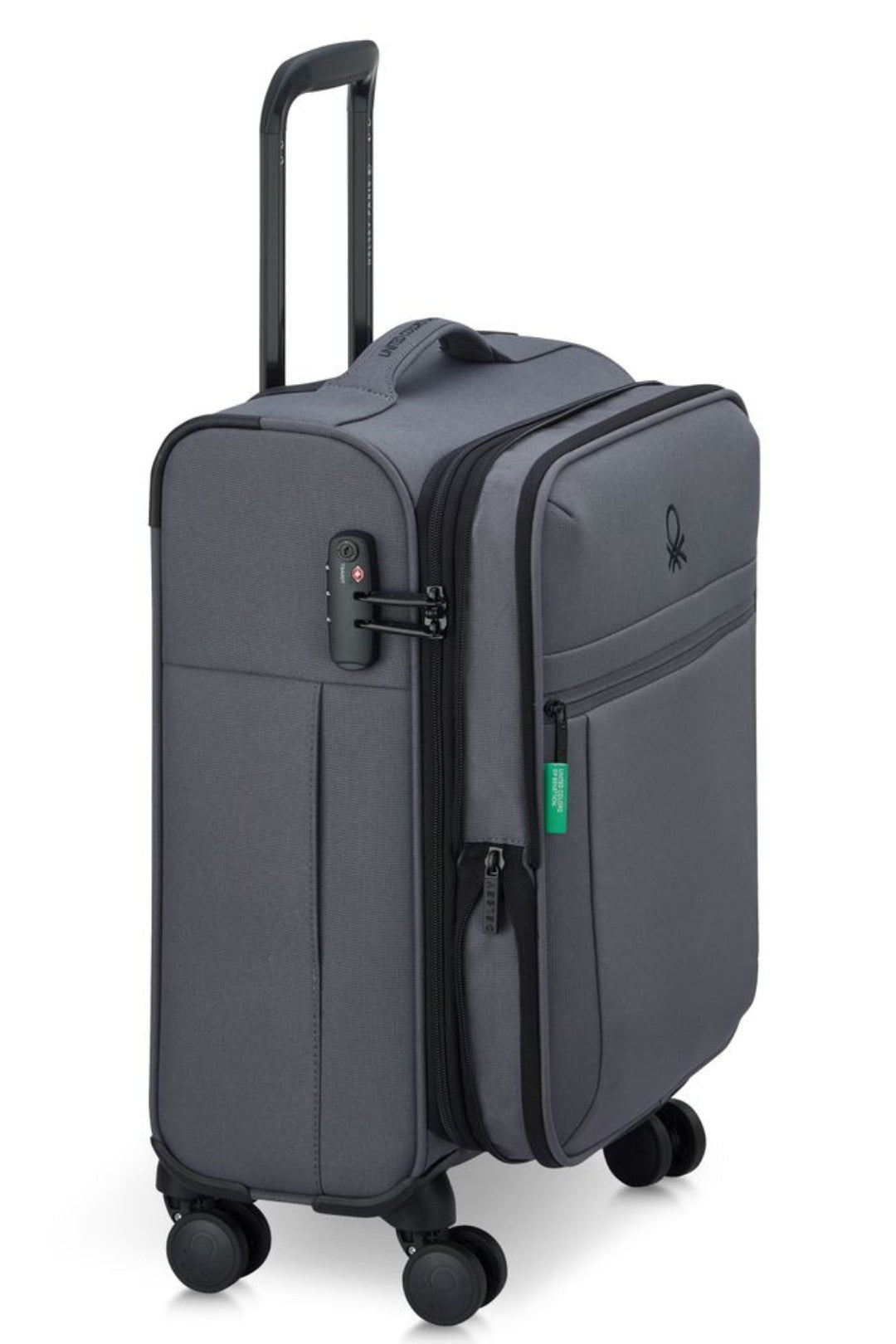 Benetton by Delsey Paris - Maleta Trolley cabina slim expandible 55 cm