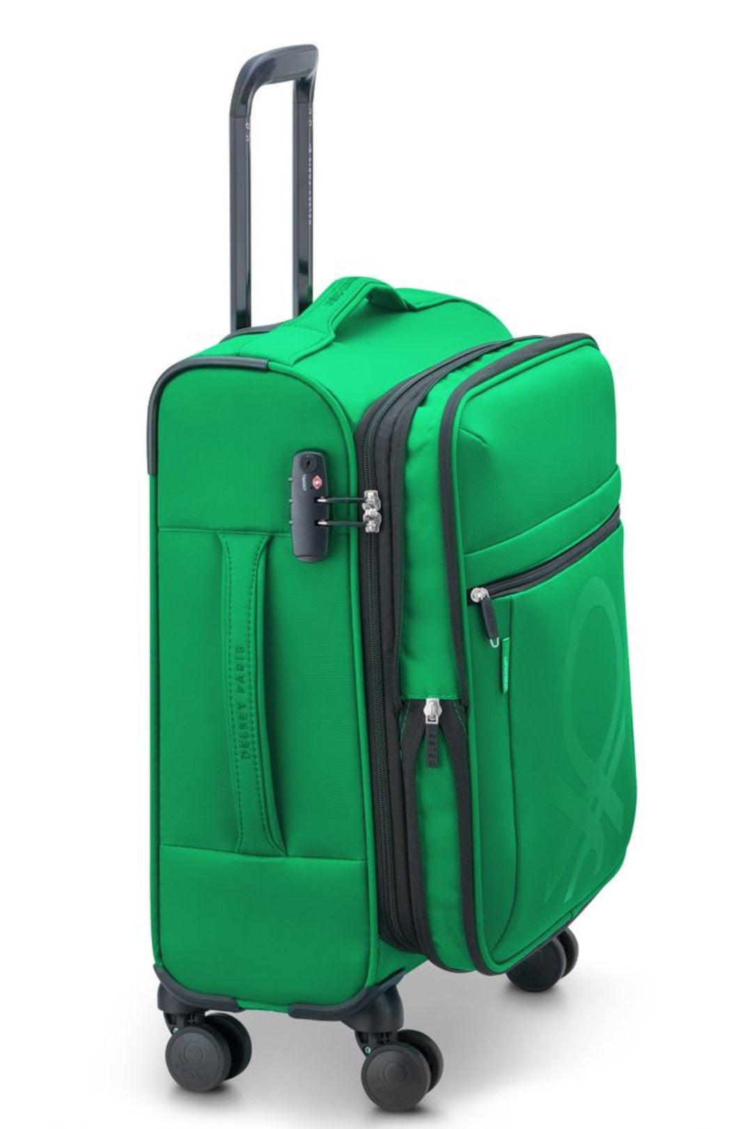 Benetton by Delsey Paris - Maleta Trolley expandible cabina slim55 cm