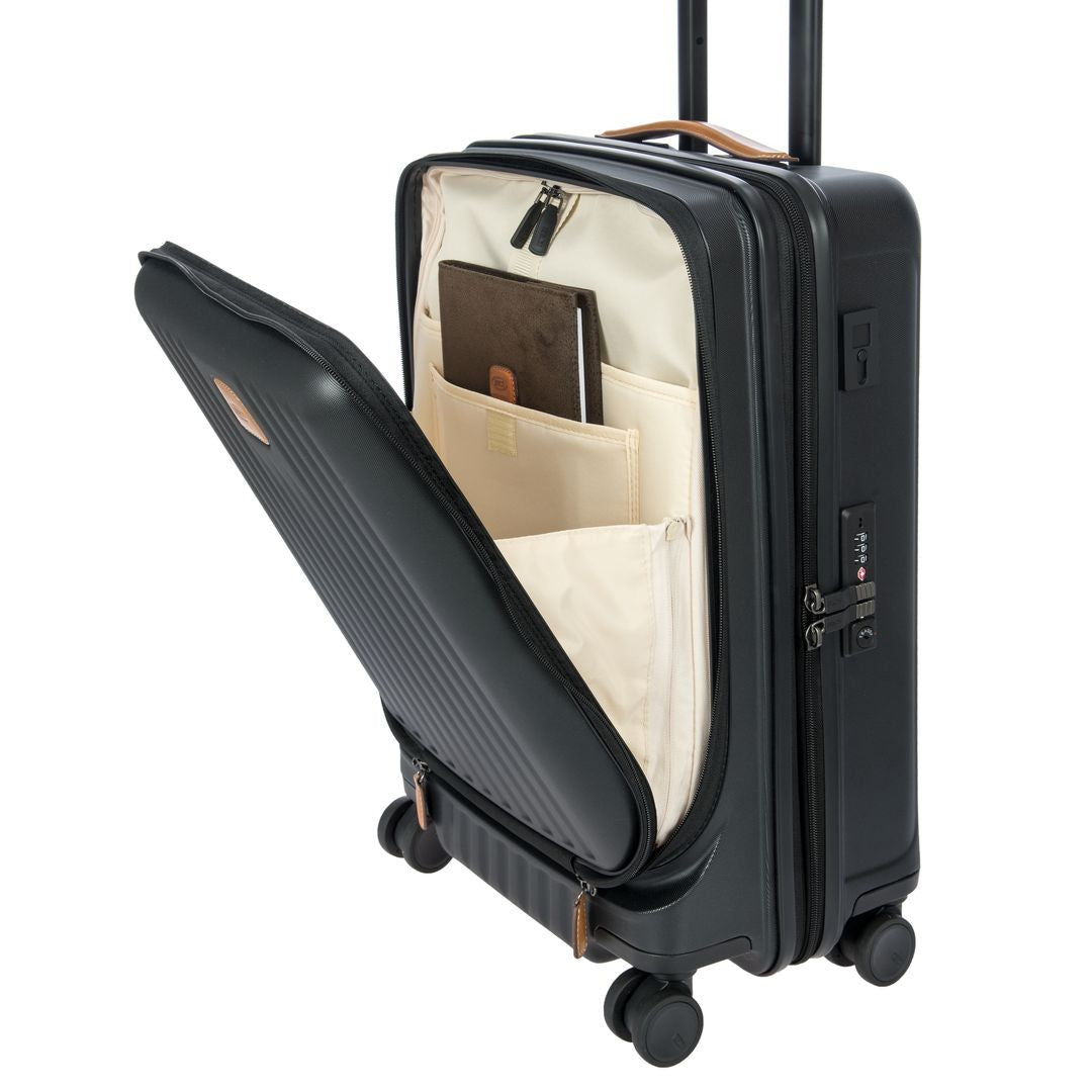 BRIC'S CAPRI Trolley Rígido expandible 55cm con bolsillo