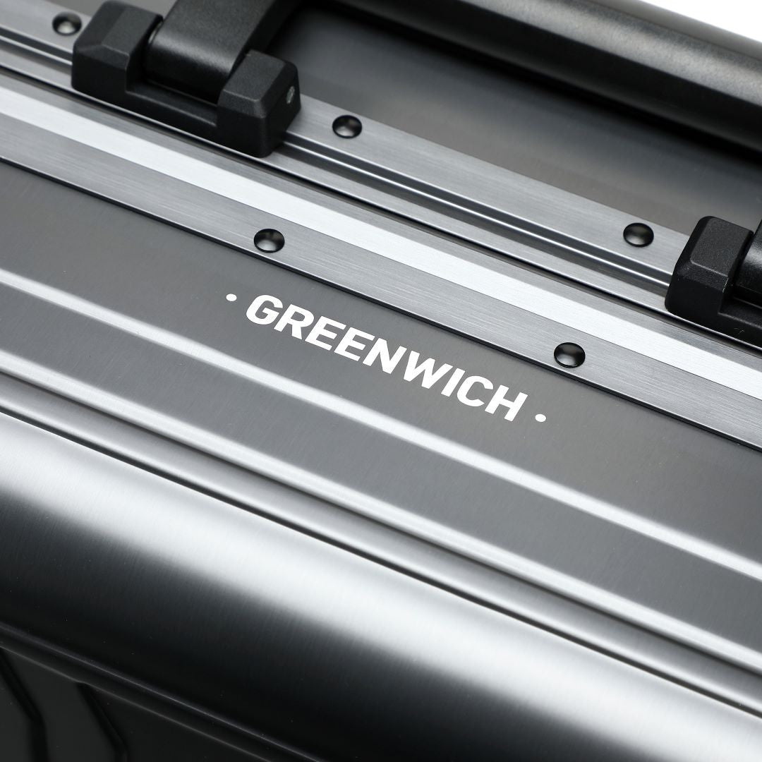 GREENWICH MALETA GRANDE 100% ALUMINIO TURIN SILVER