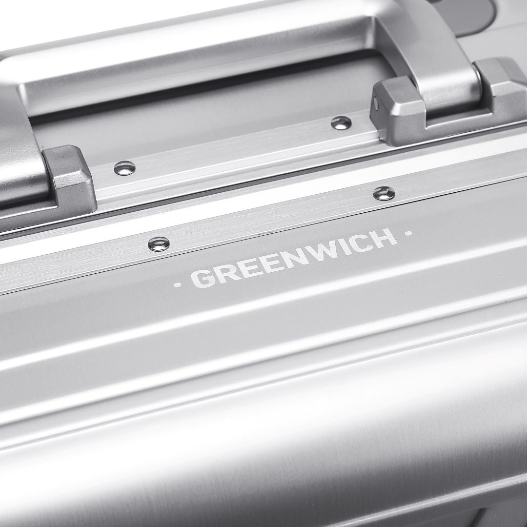 GREENWICH MALETA GRANDE 100% ALUMINIO TURIN SILVER