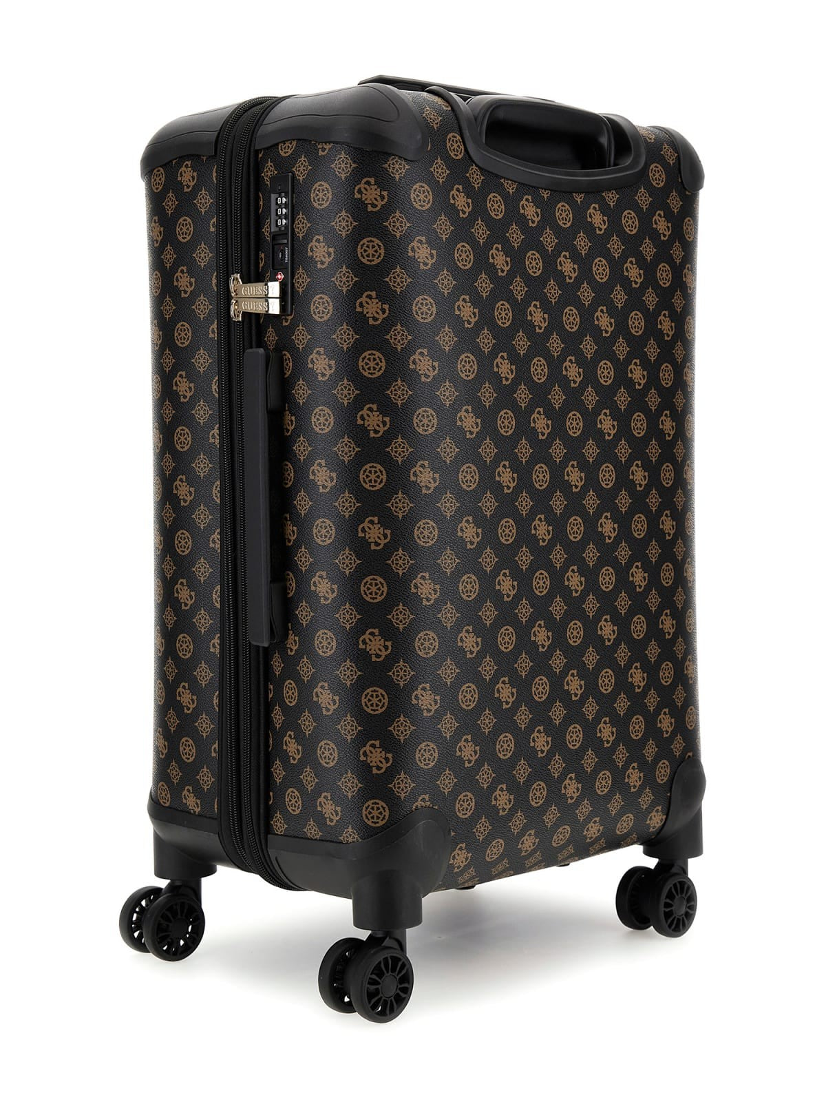 GUESS TROLLEY WILDER CON LOGO 4G Y PEONY 56CM BROWN