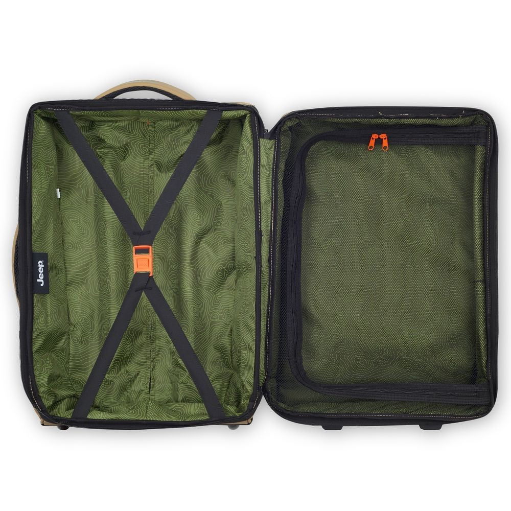 JEEP BOLSA DE VIAJE CON RUEDAS DE CABINA JS006B 55CM