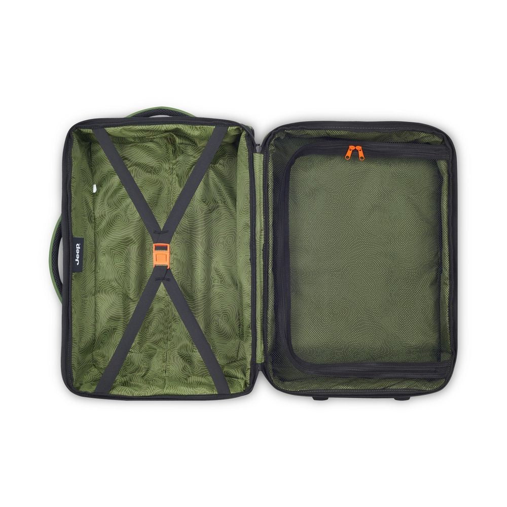 JEEP BOLSA DE VIAJE CON RUEDAS DE CABINA JS006B 55CM