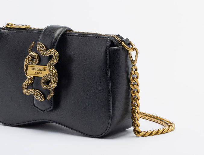 JUST CAVALLI Bolso con Cadena Serpiente