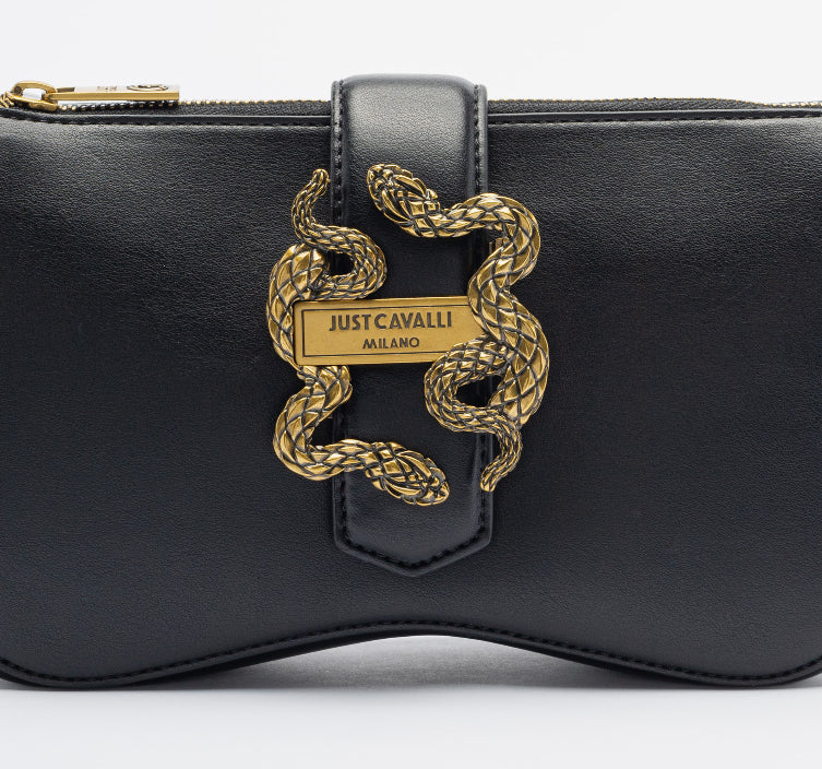 JUST CAVALLI Bolso con Cadena Serpiente