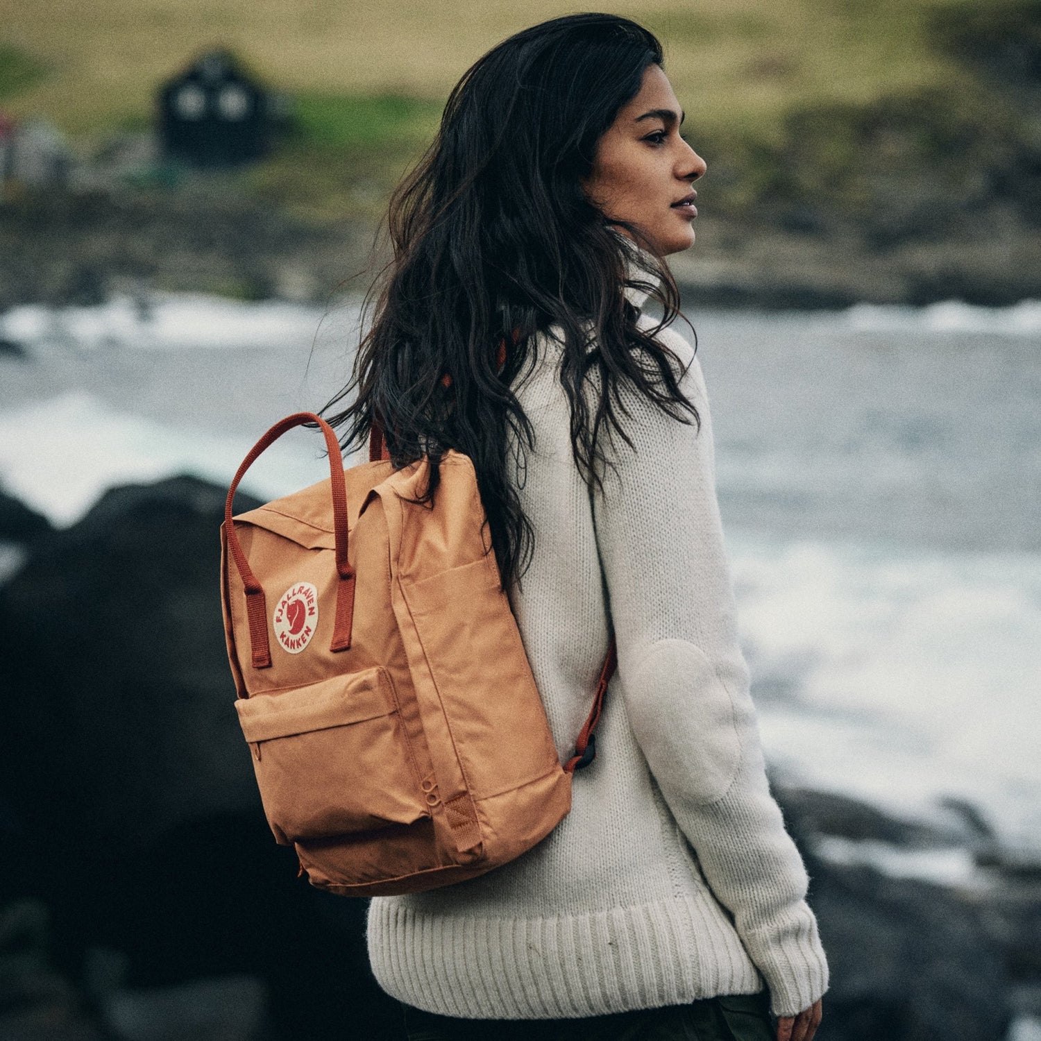 KÄNKEN MOCHILA CLASICA DE FJALLRAVEN Peach Sand