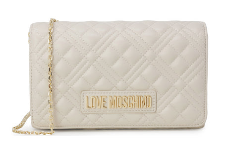 LOVE MOSCHINO Bolso Acolchado Blanco Small