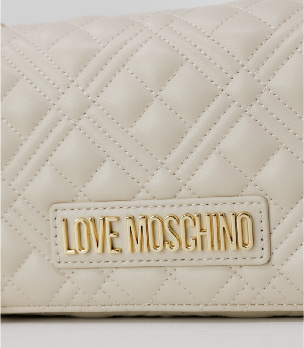 LOVE MOSCHINO Bolso Acolchado Blanco Small