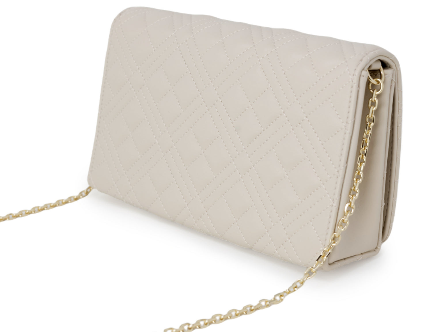 LOVE MOSCHINO Bolso Acolchado Blanco Small