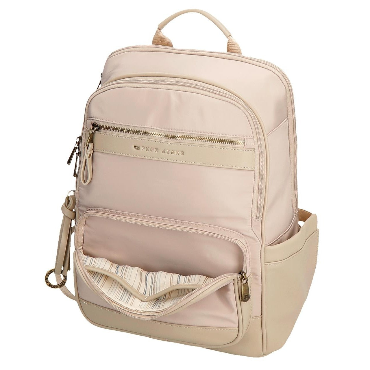 Mochila porta ordenador 15" Pepe Jeans Morgan beige