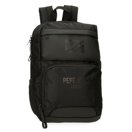 Mochila portaordenador 13,3" Pepe Jeans Bromley negro