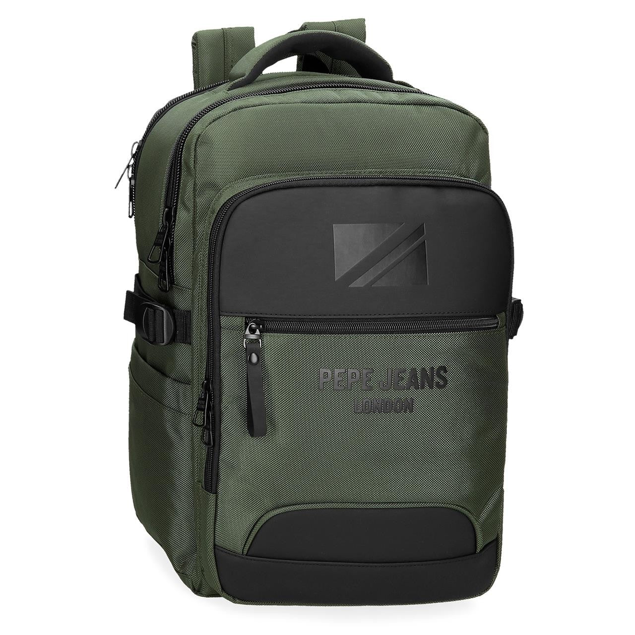 Mochila portaordenador 15,6" Pepe Jeans Bromley adaptable verde