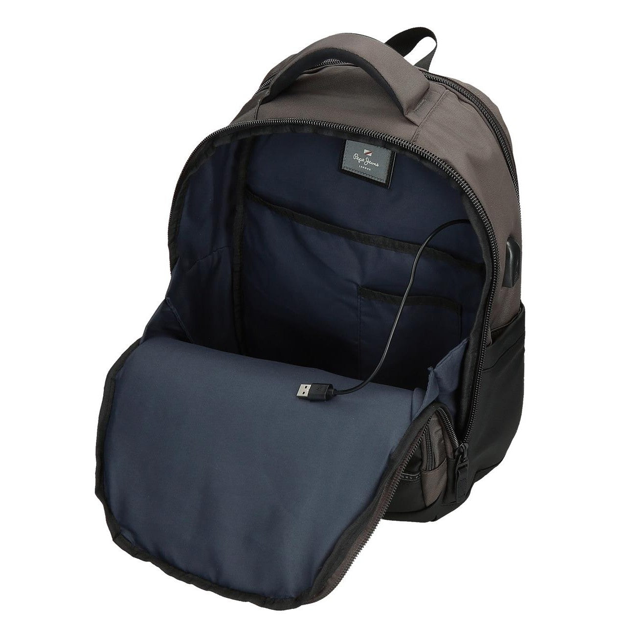 Mochila portaordenador 15,6" Pepe Jeans Stratford dos compartimentos adaptable