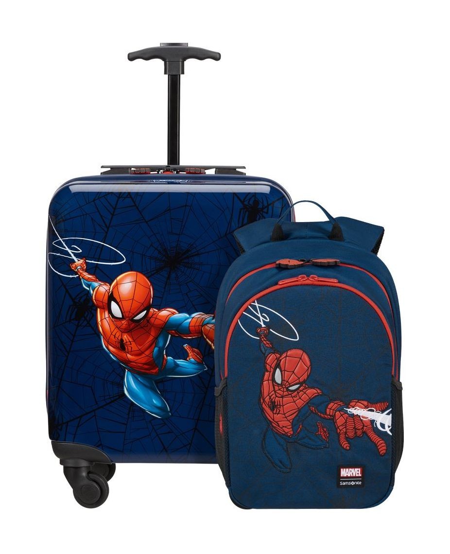 SAMSONITE Set de Trolley Infantil y Mochila S+ - Spiderman Web