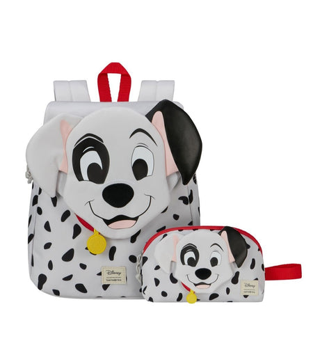 SAMSONITE SET MOCHILA S + TOILET KIT DALMATIAN PATCH - HAPPY SAMMIES DISNEY