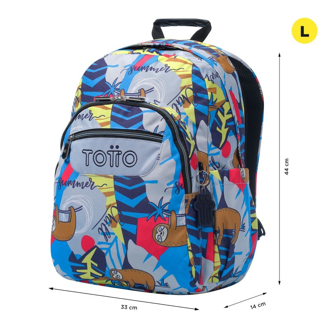 Mochila Acuareles 6R3-Estampado Rocas de TOTTO