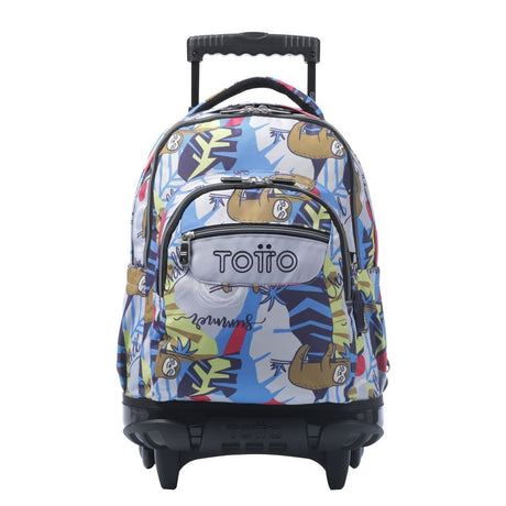 TOTTO Mochila escolar con ruedas – Renglones - 6YB multicolor Lazel