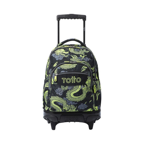 TOTTO Mochila escolar con ruedas – Renglones - 7C3 Dragony