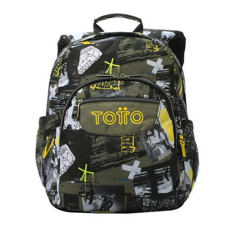 TOTTO Mochila escolar pequeña Gommas - 6CT Baski