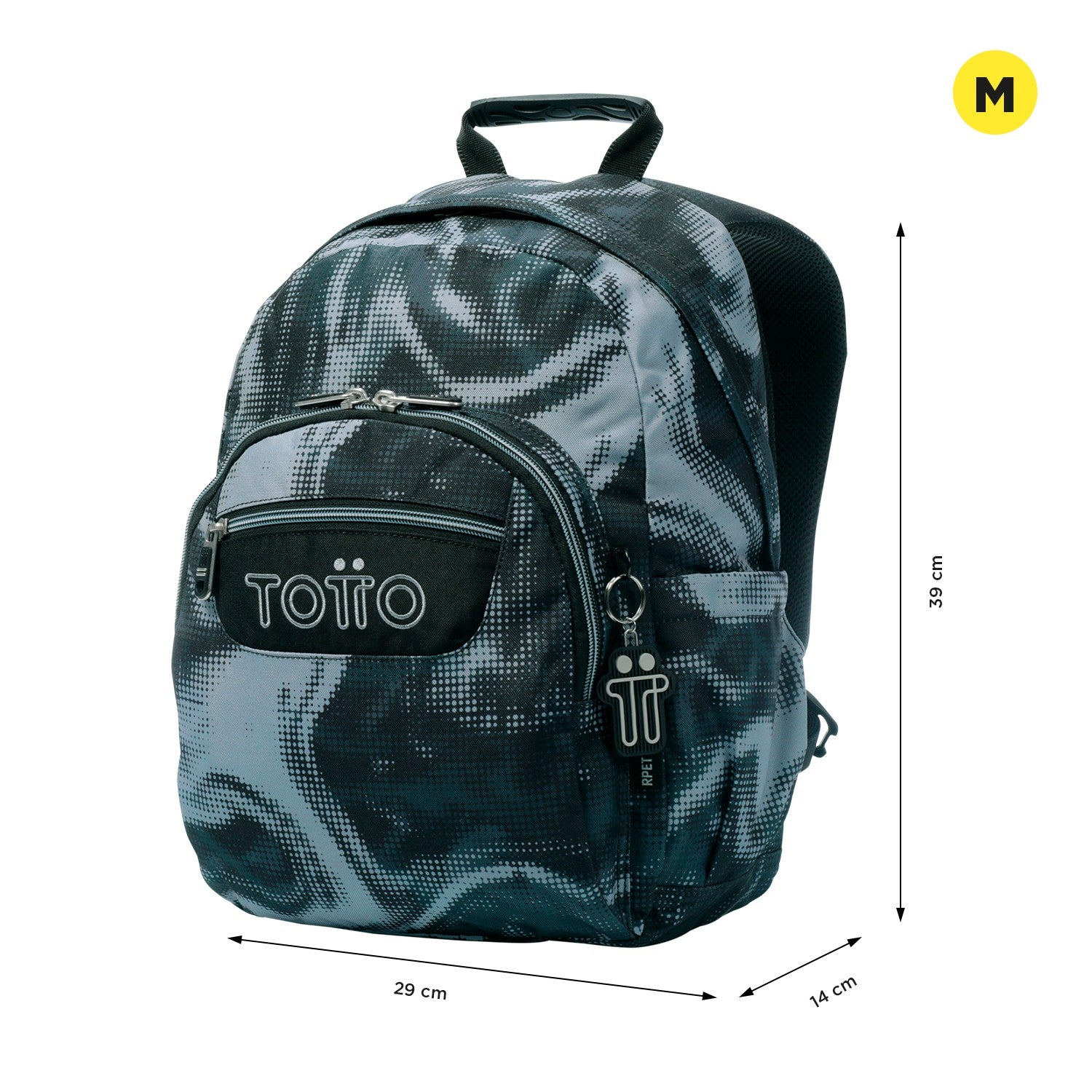 TOTTO Mochila escolar pequeña - Gommas - 6YA Bluc